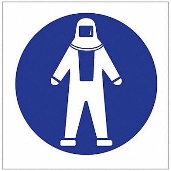 BRADY Right-to-Know Label 1-1/2 H 1-1/2 W PK9, 20TH43