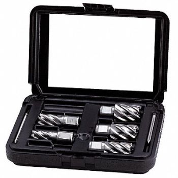 GRAINGER APPROVED Annular Cutter Set 5pc HSS, 4THF4