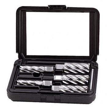 GRAINGER APPROVED Annular Cutter Set 5pc HSS, 4THF5