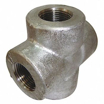 GRAINGER APPROVED Cross Forged Steel 2 in Pipe Size FNPT, 4TJJ6