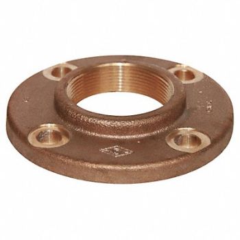 GRAINGER APPROVED Pipe Flange Red Brass 2 in Class 125, 4TJK3
