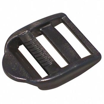 BULK-STRAP Slide Bar Buckle 1 in Plastic PK25, 4TLP9