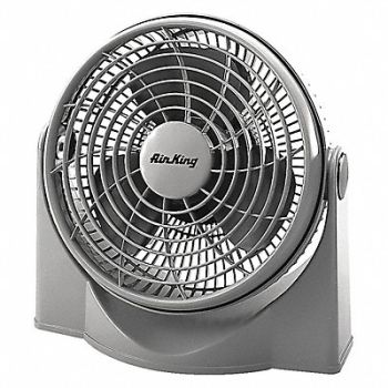 AIR KING Pivoting Fan 3 Speeds 9 Blade Dia, 4TM65