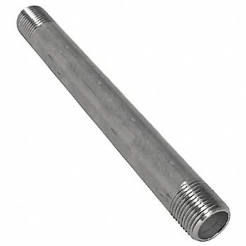 GRAINGER APPROVED Pipe 1-1/2 In Thrd Both Ends 10 ft 304, 4TPL9