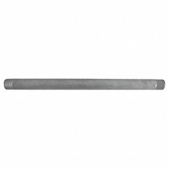 GRAINGER APPROVED Pipe 1-1/4 In Thrd Both Ends 10 ft 316, 4WKK6