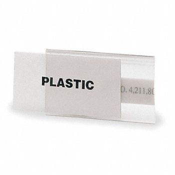 HOL-DEX Label Holder Clear Matte Slide-In PK25, 4TR24