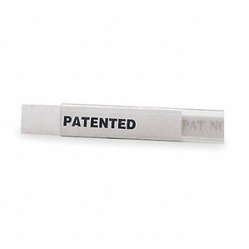 HOL-DEX Label Holder Clear Matte Slide-In PK25, 4TR25