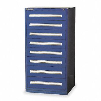 VIDMAR ModDrwrCab 59 x30 x28 Dark Blue 8Drwr, 4TT10