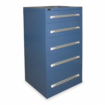 VIDMAR ModDrwrCab 59 x30 x28 Dark Blue 5Drwr, 4TT12