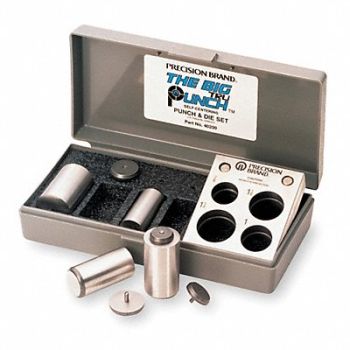 GRAINGER APPROVED Punch and Die Set 4pc Tool Steel, 4TT29