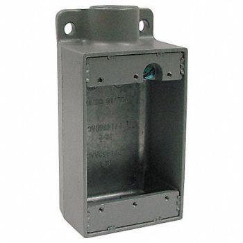HUBBELL KILLARK Weatherproof Box 3/4in Hub 18cu. in, 4TZT6