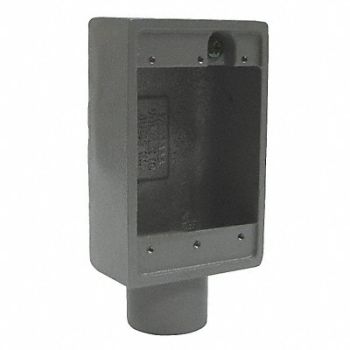 HUBBELL KILLARK Weatherproof Box 1in Hub 18cu.in, 4TZT7