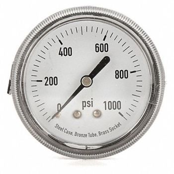 GRAINGER APPROVED D1379 Panel Mount Gauge Clamp 2 1/2In 1000psi, 4UA29