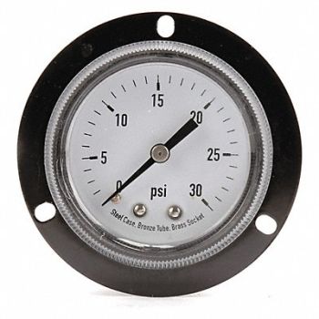 GRAINGER APPROVED D1373 Panel Mount Gauge Flange 2 1/2In 600 psi, 4UA36
