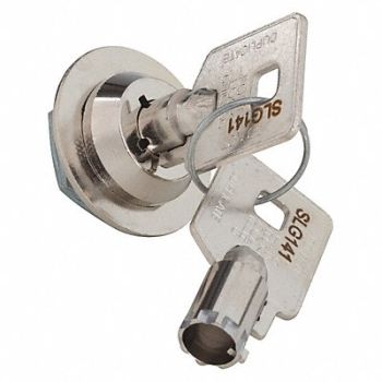 COMPX FORT Cam Lock For Thickness 1/16 in Nickel, 4UAA7