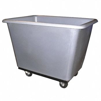 BAYHEAD Cube Truck MDPE Gray 7.5 cu ft., 304K25