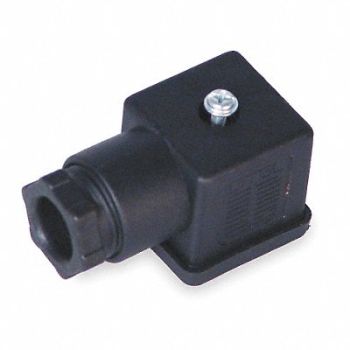 PARKER Plug B Solenoid Black, 4UB23