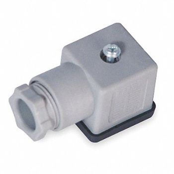 PARKER Plug A Solenoid Gray, 4UB24