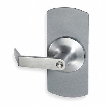 YALE Lever Lever Escutcheon w/Lock, 4UB37