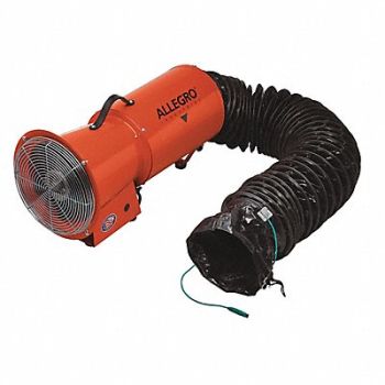 ALLEGRO Conf. Sp Fan Axial Expl Proof 25 ft.Duct, 4UDK1