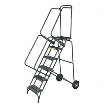 BALLYMORE Wheelbarrow Ladder Steel 100 In.H, 4UDN5