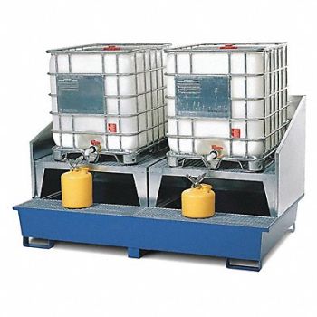 DENIOS IBC Containment Splash Guard 59 in L, 4UED2