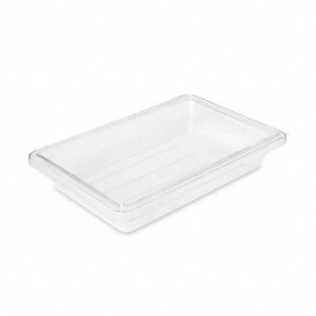 RUBBERMAID COMMERCIAL PRODUCTS Food Box 8 qt. Clear, 4UEH4