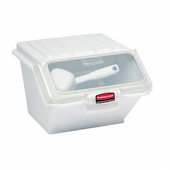 RUBBERMAID COMMERCIAL PRODUCTS Storage Bin Includes 1/2 Cup Scoop, 4UEX9