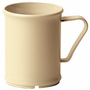 CAMBRO Mug Cap. 9-19/32 Oz Beige PK48, 4UHY8