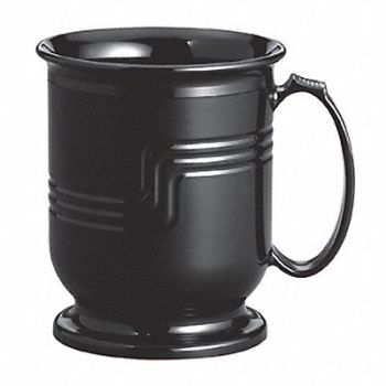 CAMBRO Mug Cap. 8 Oz Black PK48, 4UHY9
