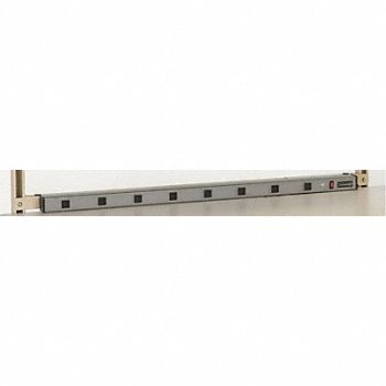 PRO-LINE Power Strip 72 W x 2 D x 2 in H Beige, 4UJ49