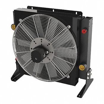 COOL-LINE Oil Cooler w/Hydraulic Motor 8-80 GPM, 4UJC4