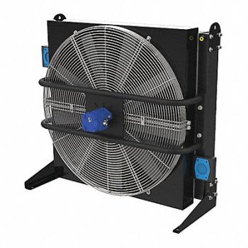 COOL-LINE Oil Cooler w/Hydraulic Motor 20-350 GPM, 4UJD1