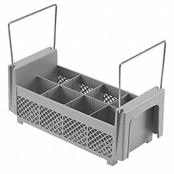 CAMBRO Flatware Basket 20 x18 x4 3/4 PK6, 4UJK8