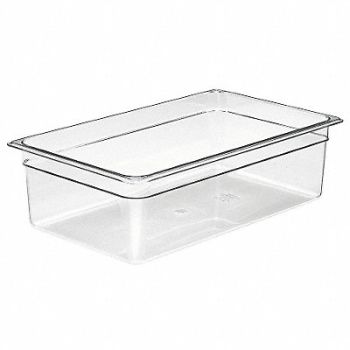 CAMBRO Food Pan Full Size Clear PK6, 4UJT5
