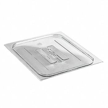 CAMBRO Food Pan Lid Half Size Clear PK6, 4UJW1