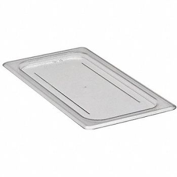 CAMBRO Food Pan Lid Third Size Clear PK6, 4UJW2