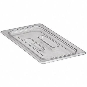 CAMBRO Food Pan Lid Third Size Clear PK6, 4UJW3