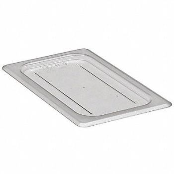 CAMBRO Food Pan Lid Fourth Size Clear PK6, 4UJW4