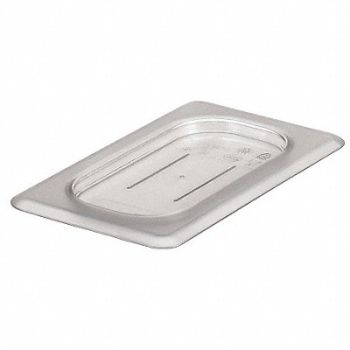 CAMBRO Food Pan Lid Ninth Size Clear PK6, 4UJW8