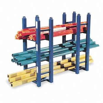 GRAINGER APPROVED Modular Stacking Rack 19x14 in 3700 lb., 4UK84