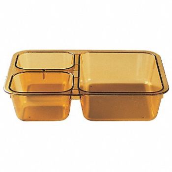 CAMBRO Insert Tray Amber PK24, 4UKT2