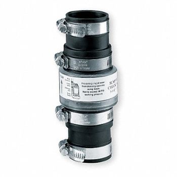 DAYTON Check Valve TPR 1-1/4 or 1-1/2 Slip, 4UN79