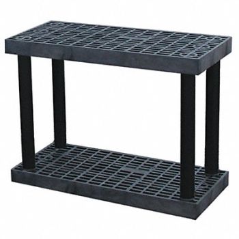 STRUCTURAL PLASTICS Plstc Shelf 16inx27inx36inShlfLdCp 160lb, 4UX41