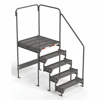 EGA Custom Wk Pltfrm Stl 42 to 45 in H, 4UYE4