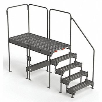 EGA Custom Wk Pltfrm Stl 42 to 45 in H, 4UYE5