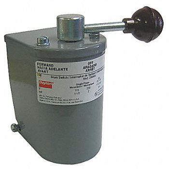 DAYTON Switch Drum Reversing Steel Handle, 4UYF1