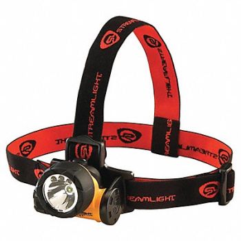 STREAMLIGHT Headlamp ABS Thermoplastic Yellow 80lm, 4VA82