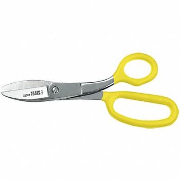 KLEIN TOOLS Shop Shears 8-1/2 in L Nickel Chrome, 4VAP4