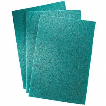 NORTON Sanding Hand Pad Alum. Oxide Green VF, 4VB29